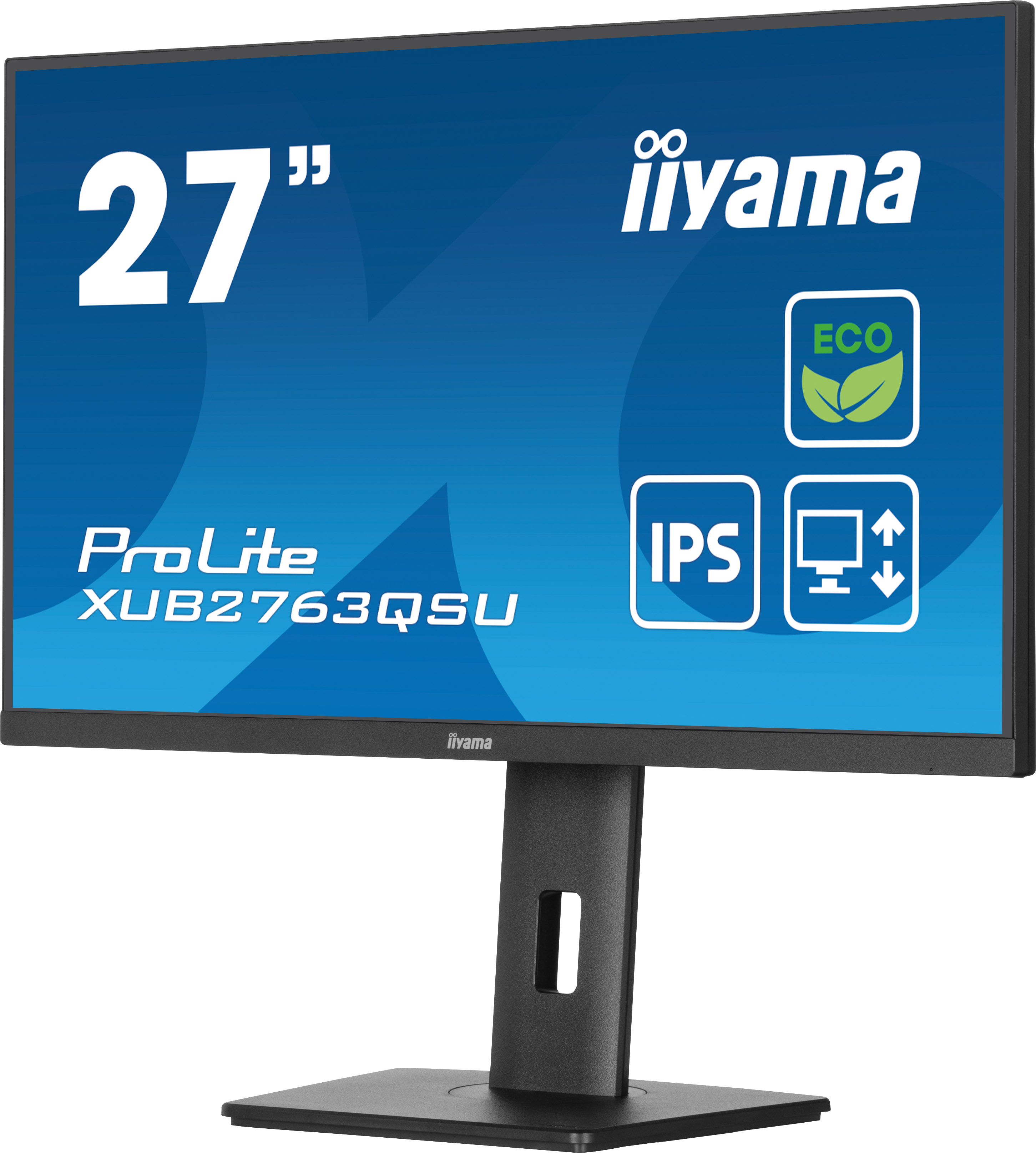 Iiyama ProLite XUB2763QSU-B1 | 27" Monitor mit IPS-Panel-Technologie, QHD -Auflösung, Energieklasse B Iiyama ProLite XUB2763QSU-B1 | 27" Monitor mit IPS-Panel-Technologie, QHD -Auflösung, Energieklasse B