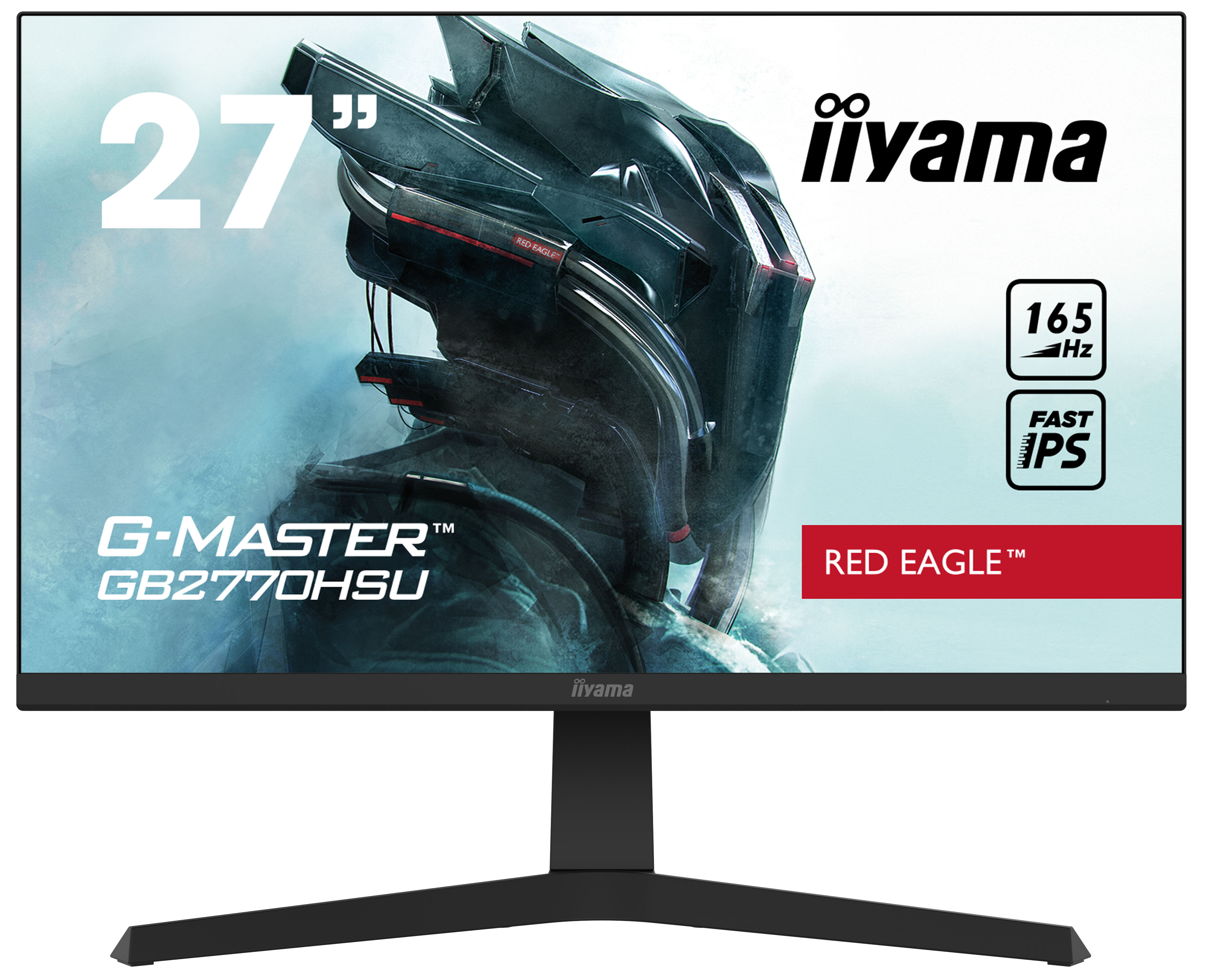 Iiyama G-MASTER GB2770HSU-B1 RED EAGLE | 27" | 1920 x 1080 @165Hz (2.1 megapixel Full HD, DisplayPort) | Gaming Monitor | Ausstellung
