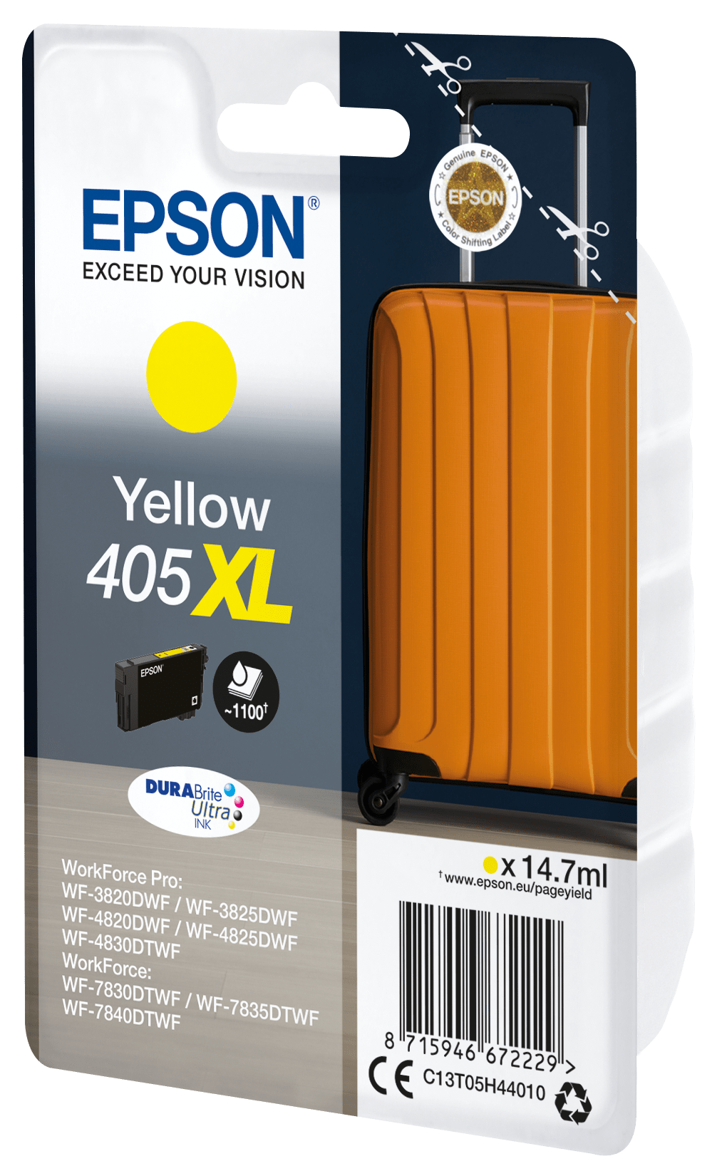 Tinte Epson 405XL C13T05H44010 1.100 Seiten Gelb