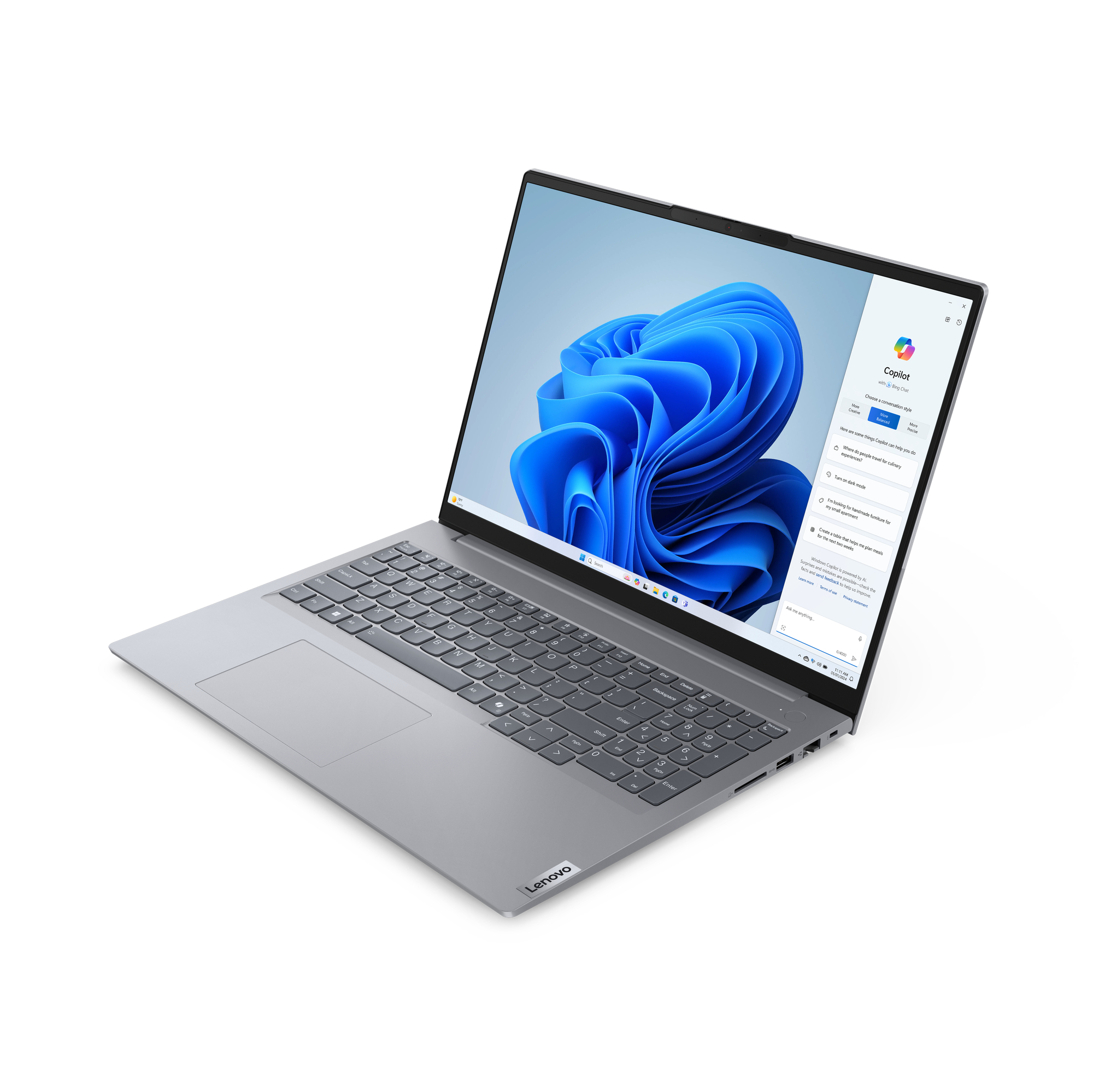 Lenovo ThinkBook-Serie | 16 G7 | 16.0" WUXGA | Ultra 7 155H | 32GB RAM | 1TB SSD | Win 11 Pro